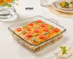 تابه شیشه ای مربع 3 ليتر ليمون - Image 2