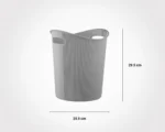 سطل كاغذ شياردار بزرگ ليمون - Image 2