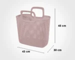 زنبيل طرح بافت ليمون - Image 2