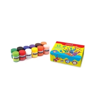 گواش-12رنگ-بزرگسال-30cc-آریا-4028 گواش 12 رنگ جعبه اي آريا - Image 1