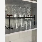 راف یک طبقه توری دسته چوبی - Image 2